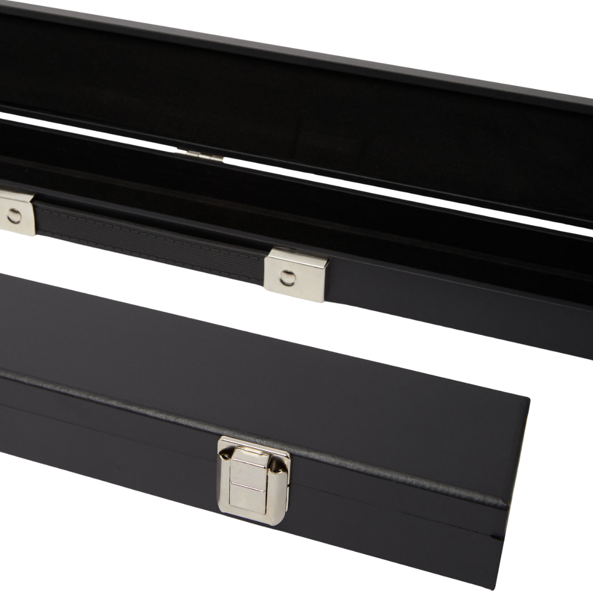 PowerGlide Snooker & Pool Hard Cue Case Black Centre Joint - Holds 1 Cue