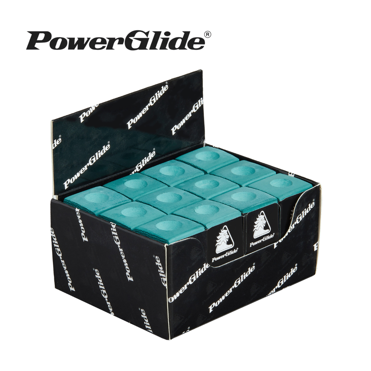PowerGlide Snooker & Pool Cue Chalk 24pc Green