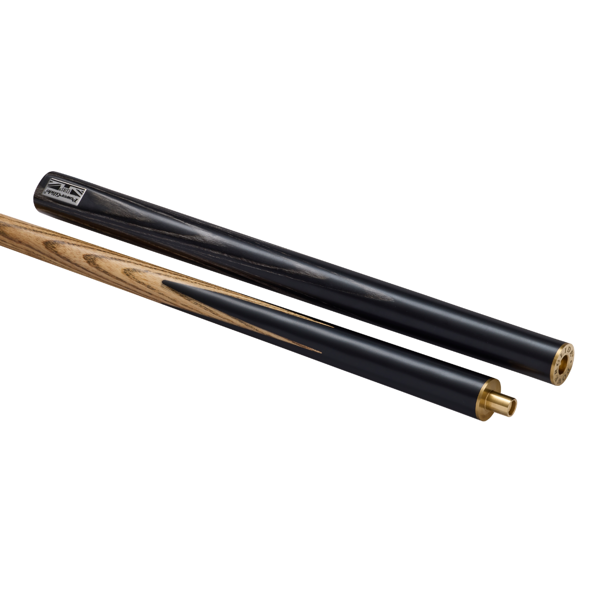 PowerGlide Snooker & Pool Cue Centre Or 3/4 Jointed Exios Black 57" 145cm