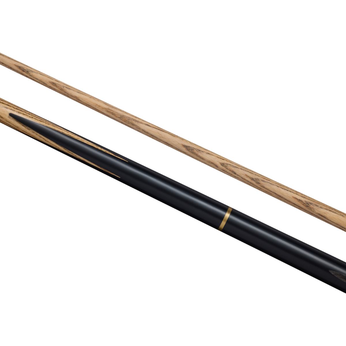 PowerGlide Snooker & Pool Cue Centre Or 3/4 Jointed Exios Black 57" 145cm