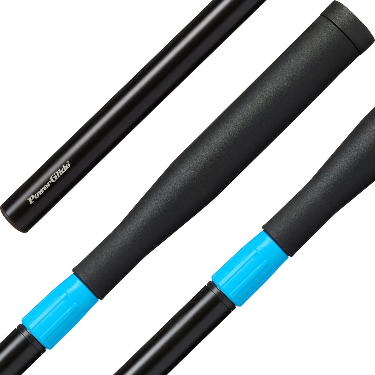 PowerGlide Cues Telescopic Extension Black Push Fit 30 Inch