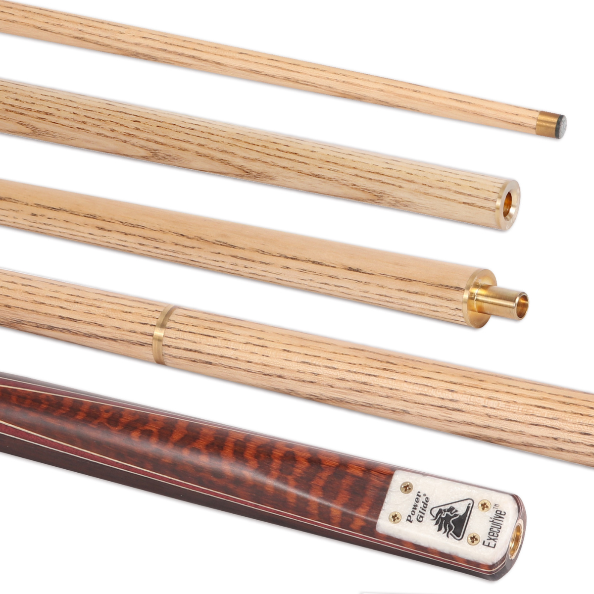 PowerGlide Executive Centre Jointed Snooker & Pool Cue 57" 145cm