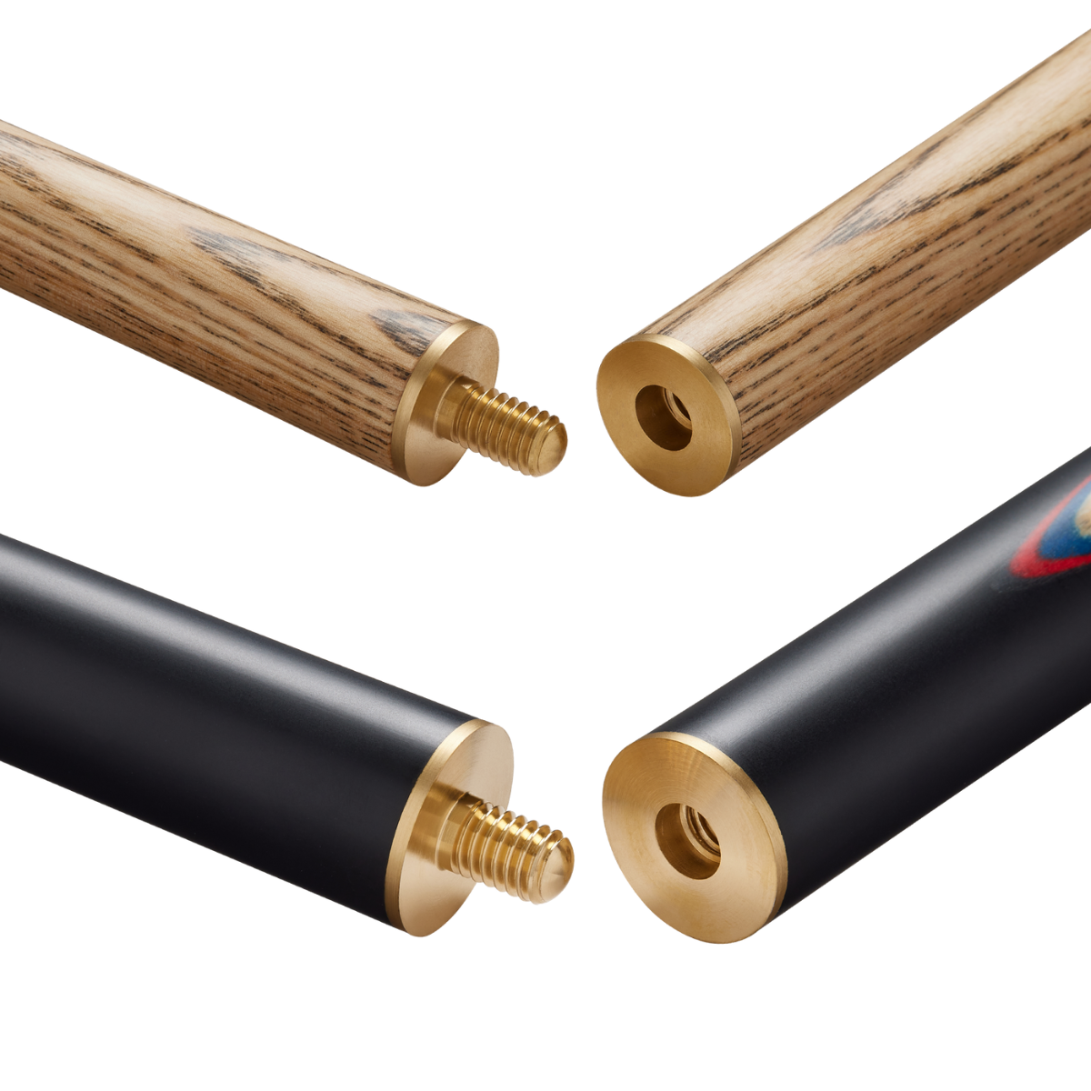 PowerGlide English Pool Cue Double Jointed Lion 57" 145cm
