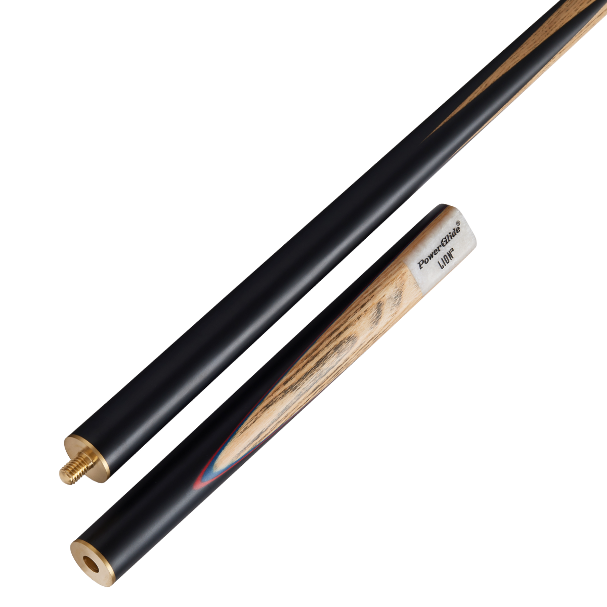 PowerGlide English Pool Cue Double Jointed Lion 57" 145cm