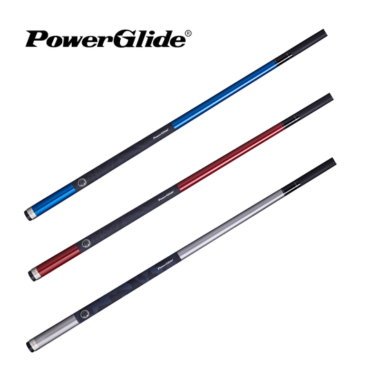 PowerGlide Snooker & Pool Cue Centre Jointed Emanate 3K Carbon Fibre 57" 145cm
