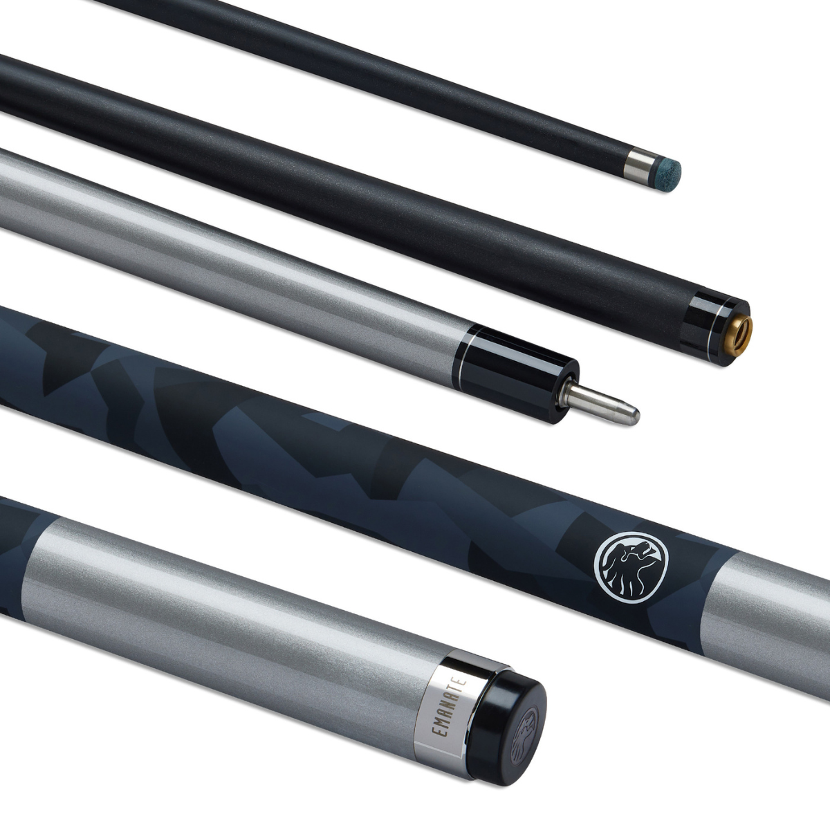 PowerGlide Snooker & Pool Cue Centre Jointed Emanate 3K Carbon Fibre 57" 145cm
