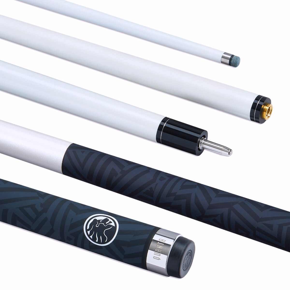 PowerGlide Snooker & Pool Cue Centre Jointed Quanta 3K Carbon Fibre 57" 145cm