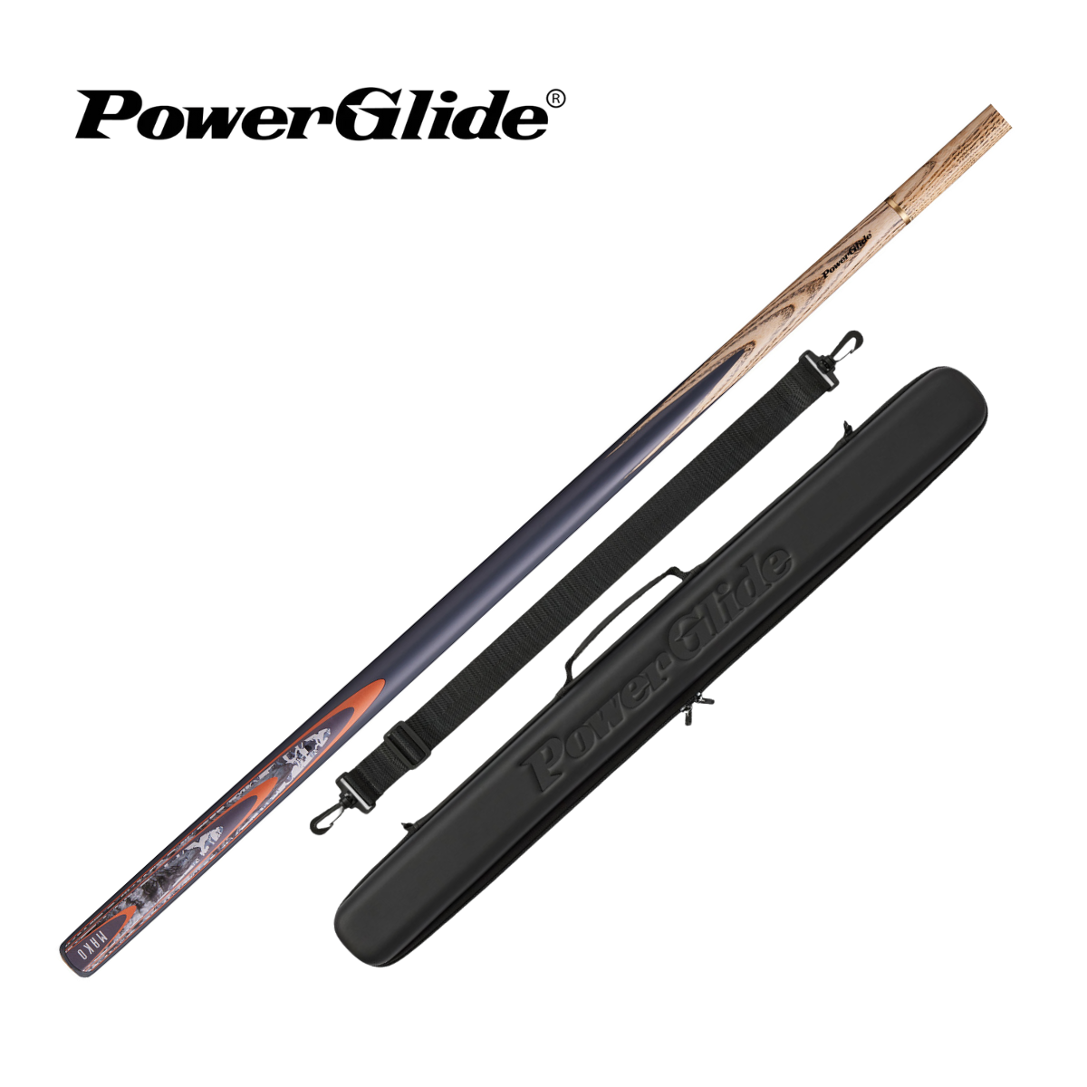PowerGlide Snooker & Pool Cue Centre Jointed Mako 57