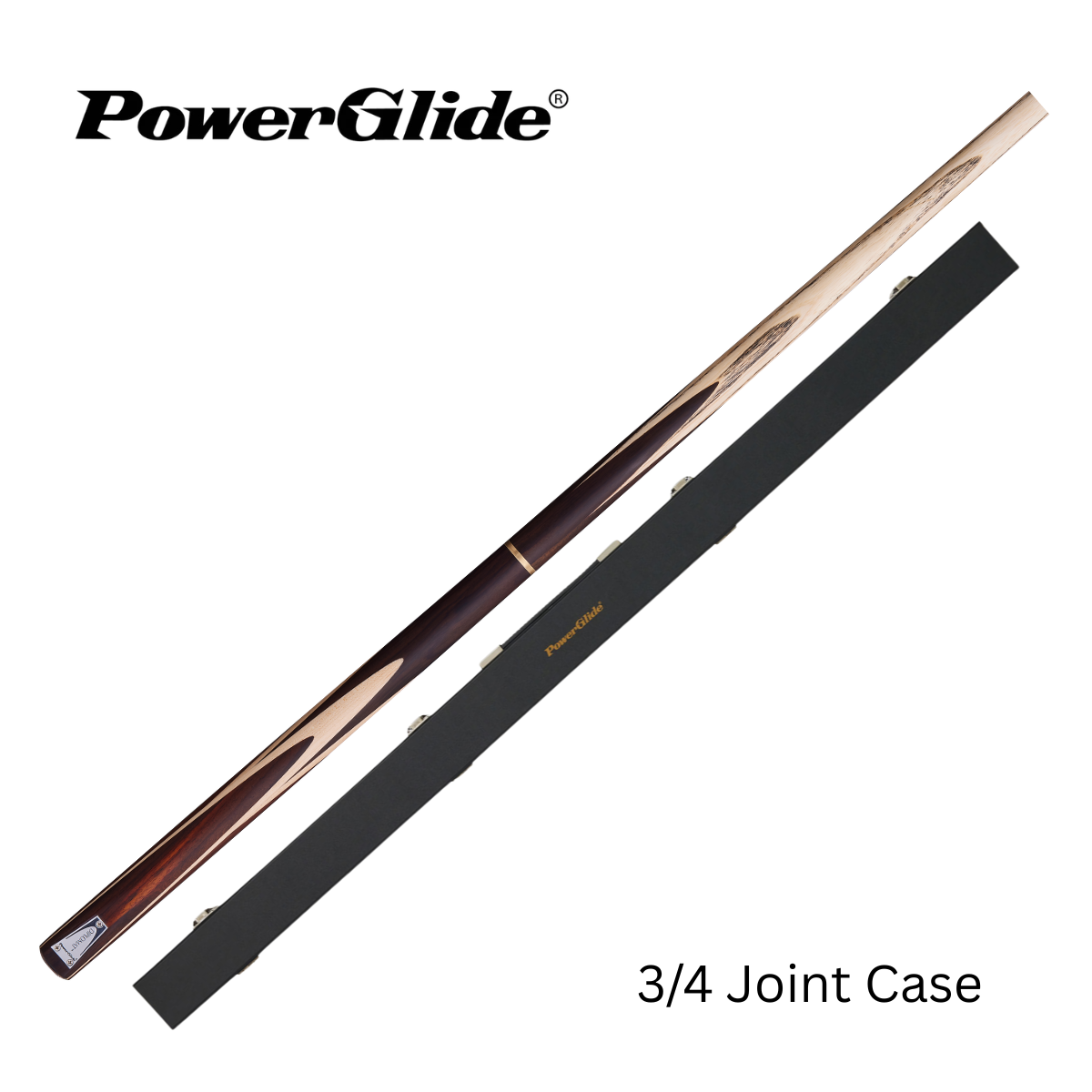 PowerGlide Snooker & Pool Cue Centre Or 3/4 Jointed Diplomat 57" 145cm