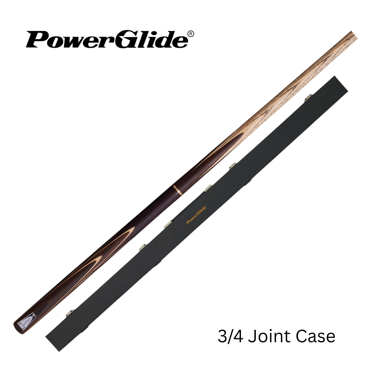 PowerGlide Snooker & Pool Cue Centre Or 3/4 Jointed Status 57" 145cm