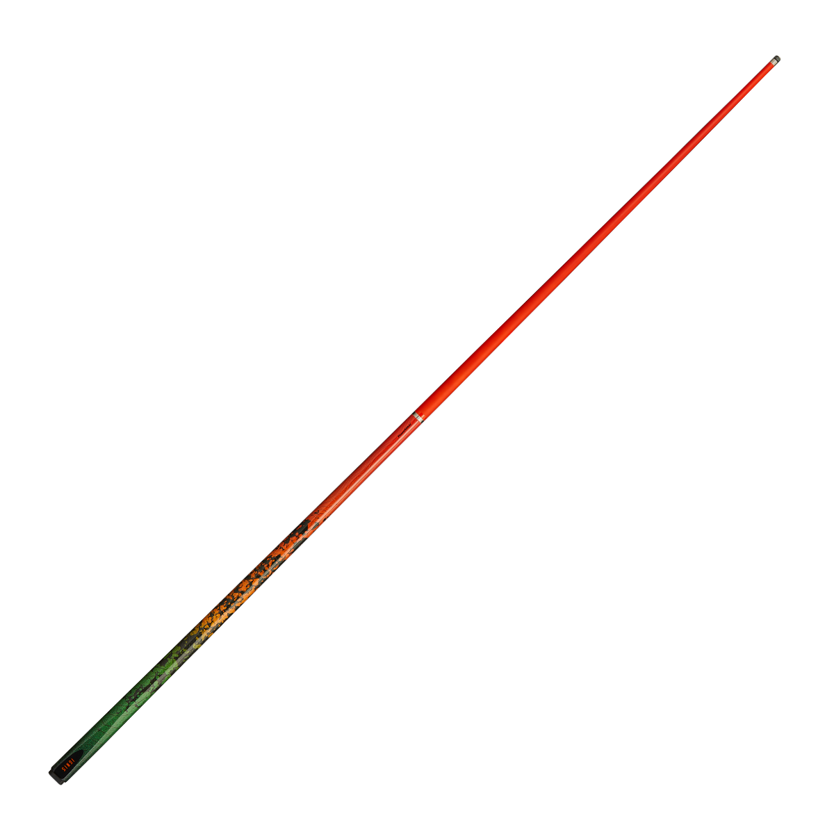 PowerGlide Snooker & Pool Cue Centre Jointed 3K Carbon Fibre Ignis Orange 57" 145cm