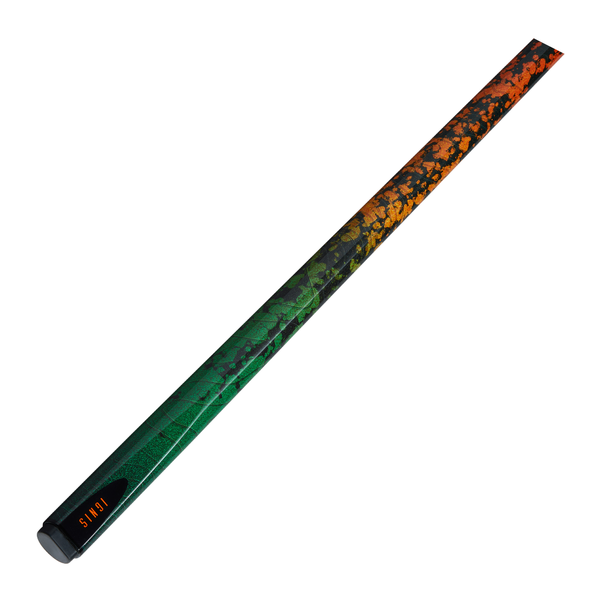 PowerGlide Snooker & Pool Cue Centre Jointed 3K Carbon Fibre Ignis Orange 57" 145cm