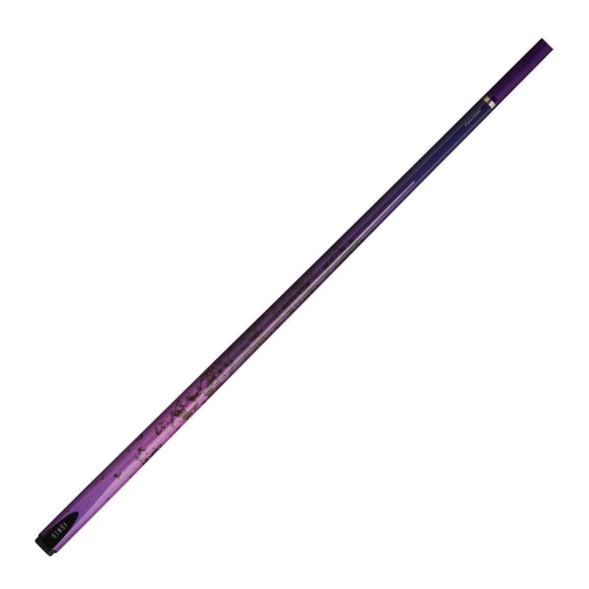 PowerGlide Snooker & Pool Cue Centre Jointed 3K Carbon Fibre Ignis Purple 57" 145cm