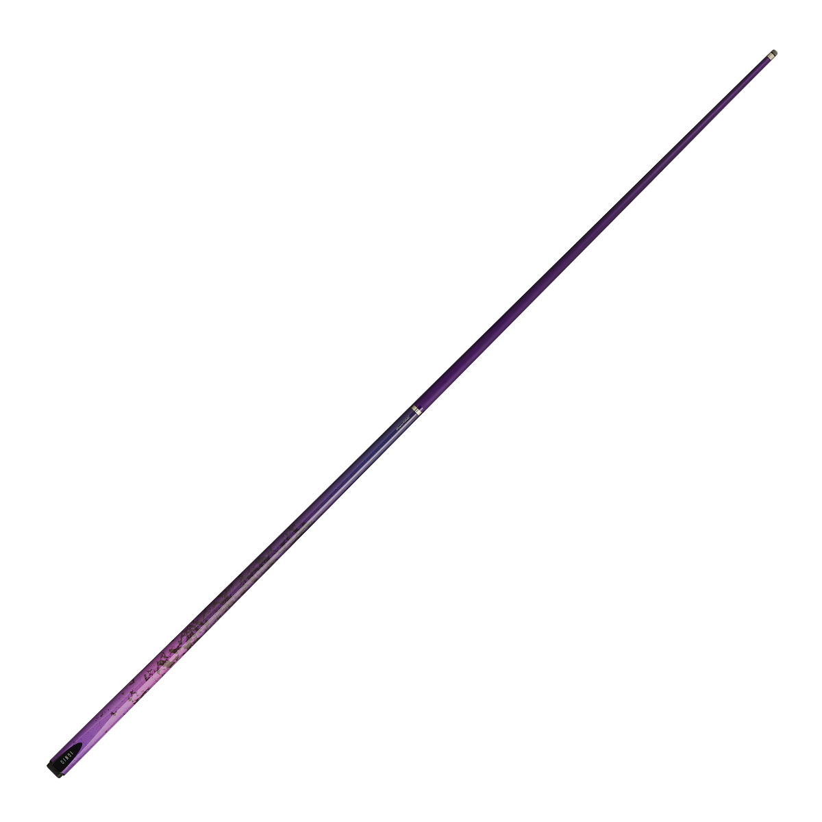 PowerGlide Snooker & Pool Cue Centre Jointed 3K Carbon Fibre Ignis Purple 57" 145cm