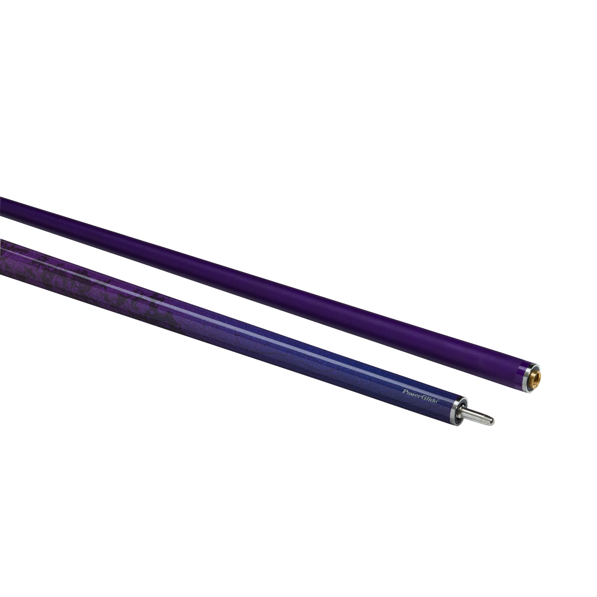 PowerGlide Snooker & Pool Cue Centre Jointed 3K Carbon Fibre Ignis Purple 57" 145cm