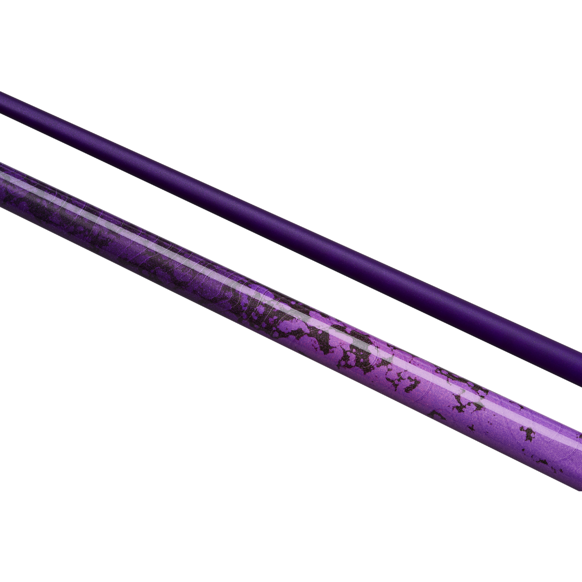 PowerGlide Snooker & Pool Cue Centre Jointed 3K Carbon Fibre Ignis Purple 57" 145cm