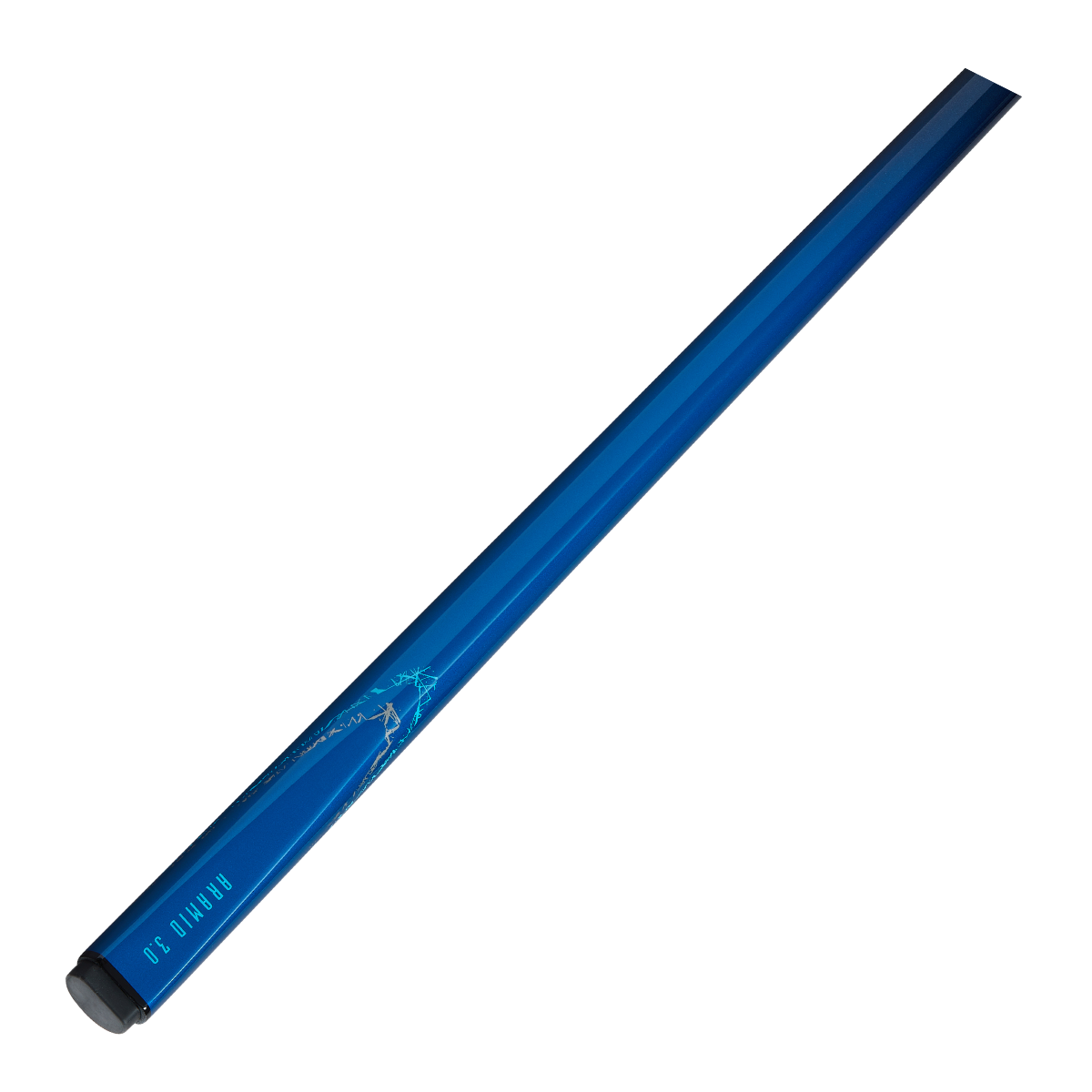 PowerGlide Snooker & Pool Cue Centre Jointed 3K Carbon Fibre Aramid Blue 57" 145cm