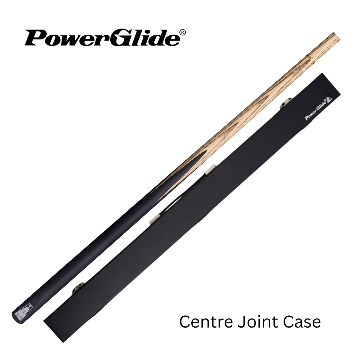 PowerGlide Snooker & Pool Cue Centre Or 3/4 Jointed Asas 57" 145cm