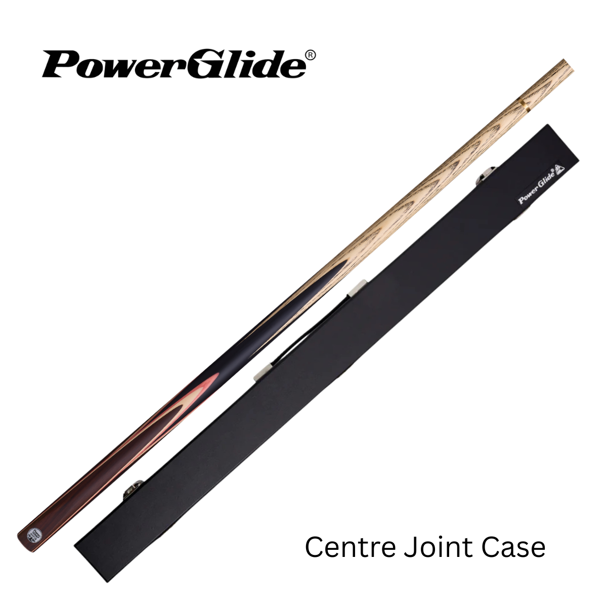 PowerGlide Snooker & Pool Cue Centre Or 3/4 Jointed Hampton 57" 145cm