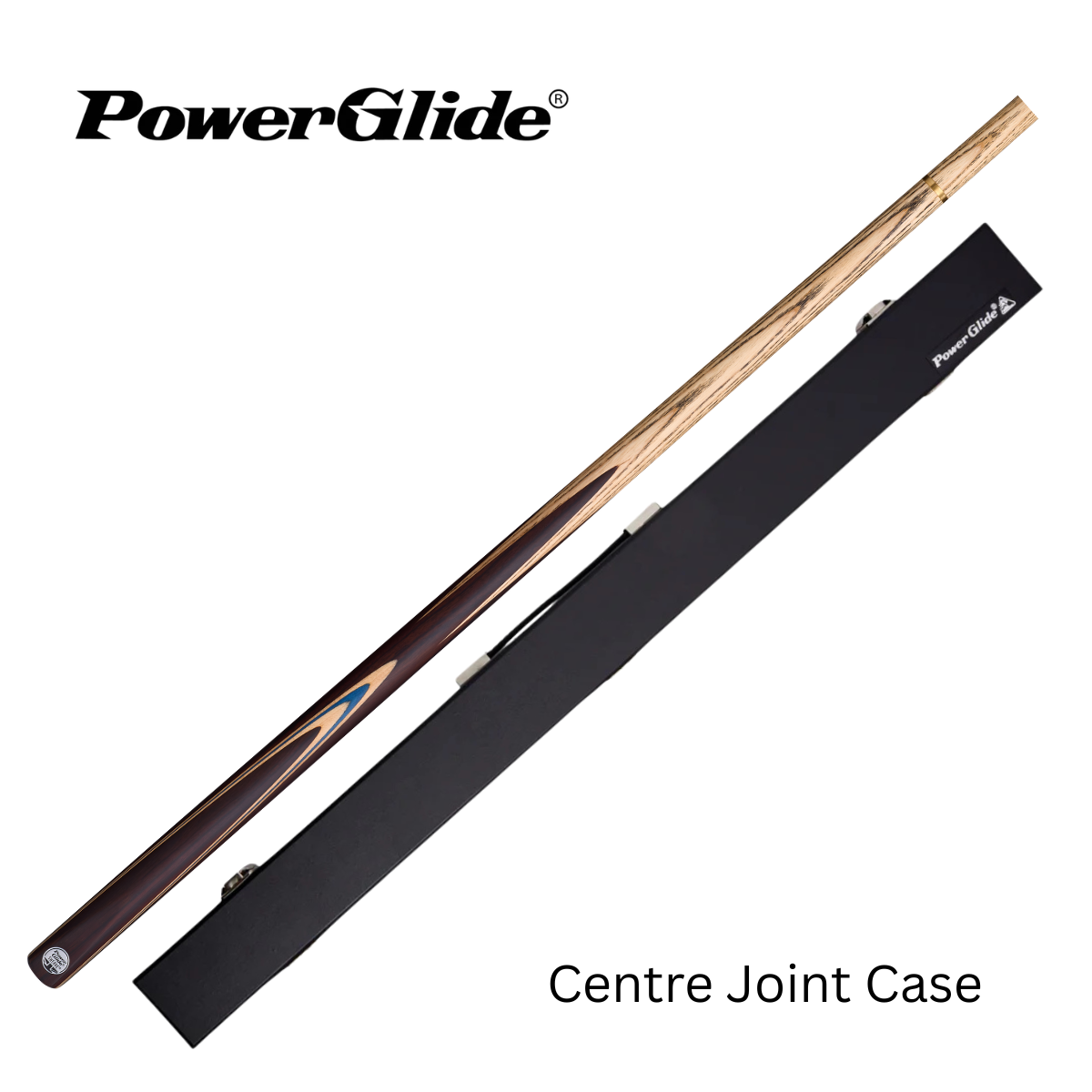 PowerGlide Snooker & Pool Cue Centre Or 3/4 Jointed Swerve 57" 145cm