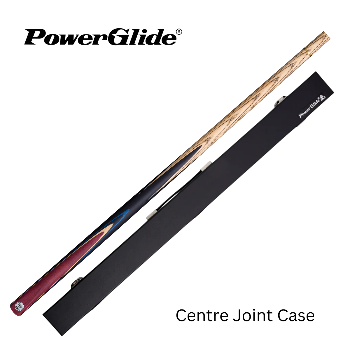 PowerGlide Snooker & Pool Cue Centre Or 3/4 Jointed VI 57" 145cm
