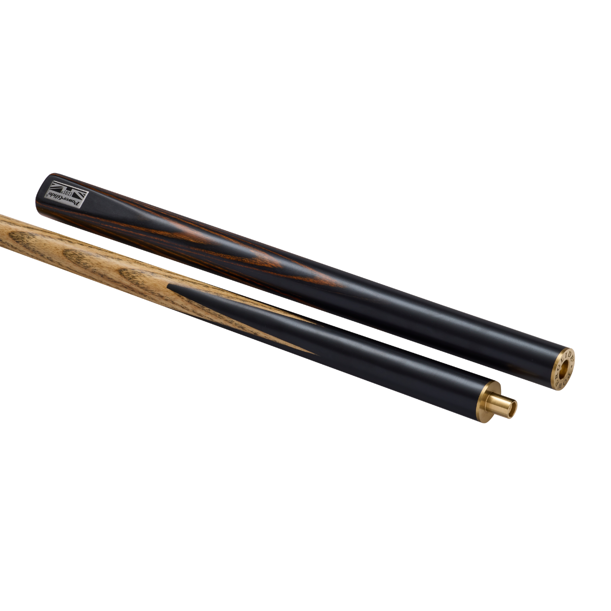 PowerGlide Snooker & Pool Cue Centre Or 3/4 Jointed Exios Brown 57" 145cm