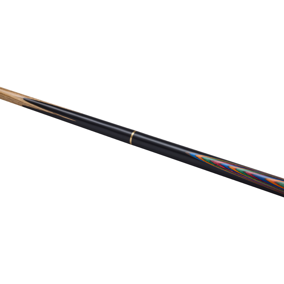 PowerGlide Snooker & Pool Cue 3/4 Jointed Exios Rainbow 57" 145cm
