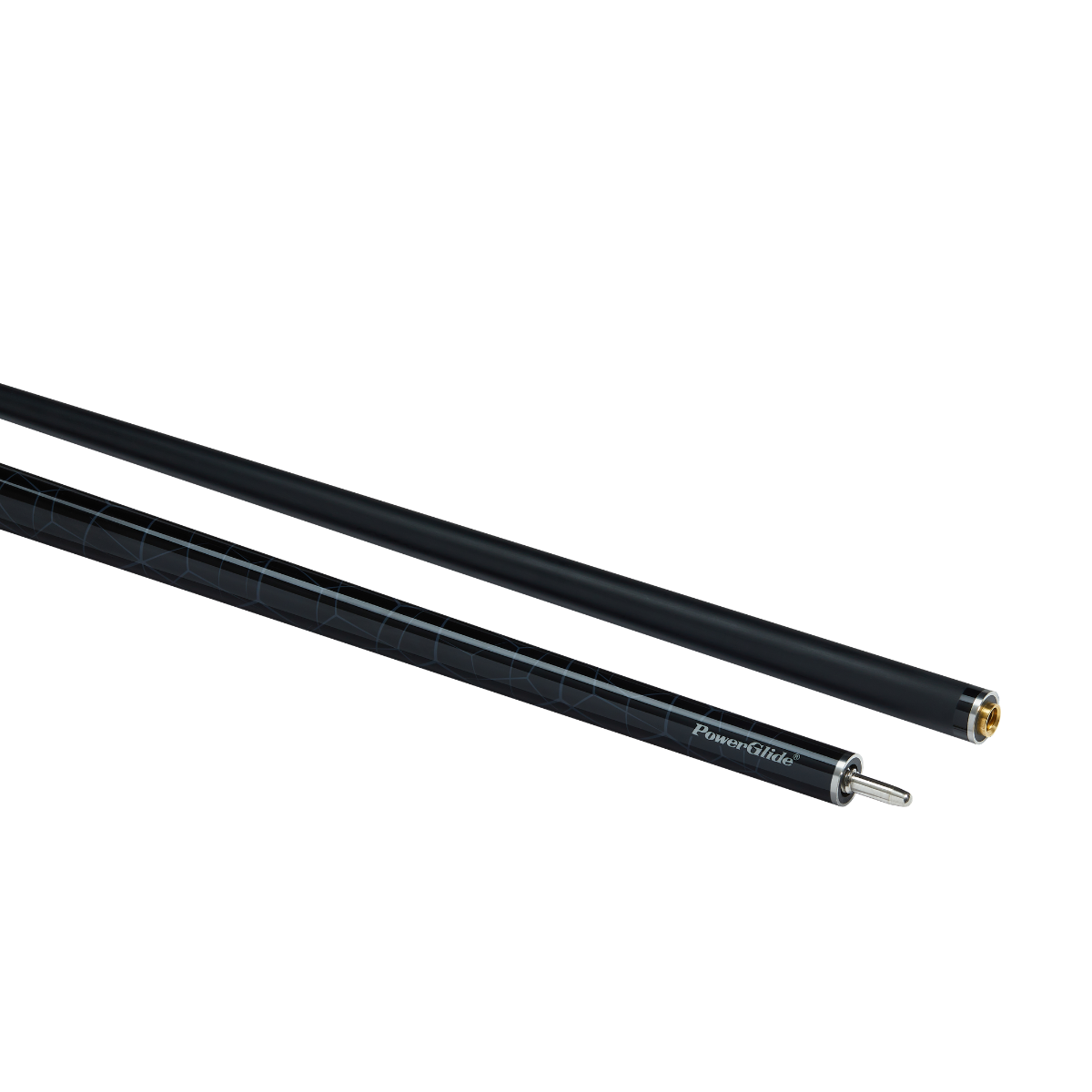 PowerGlide Snooker & Pool Cue Centre Jointed Noir Black 57" 145cm
