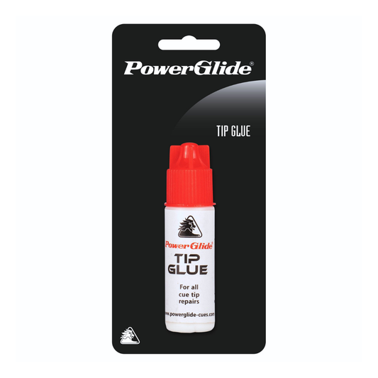 PowerGlide Pool & Snooker Cue Tip Cement Glue 0.5oz