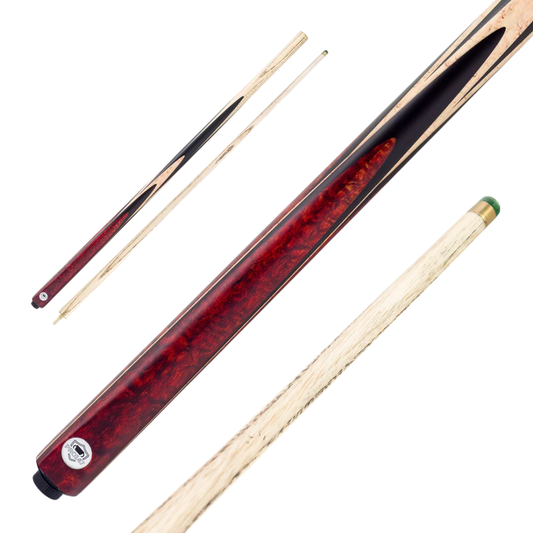 PRO147 Snooker & Pool Cue Centre Jointed Farsley Red 57" 145cm