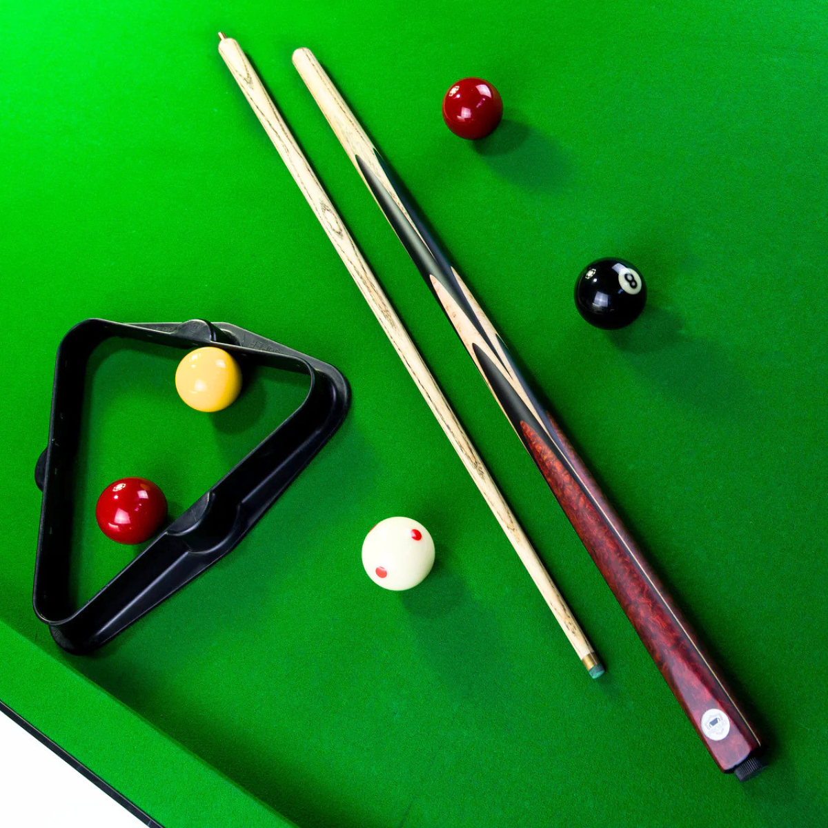 PRO147 Snooker & Pool Cue Centre Jointed Farsley Red 57" 145cm