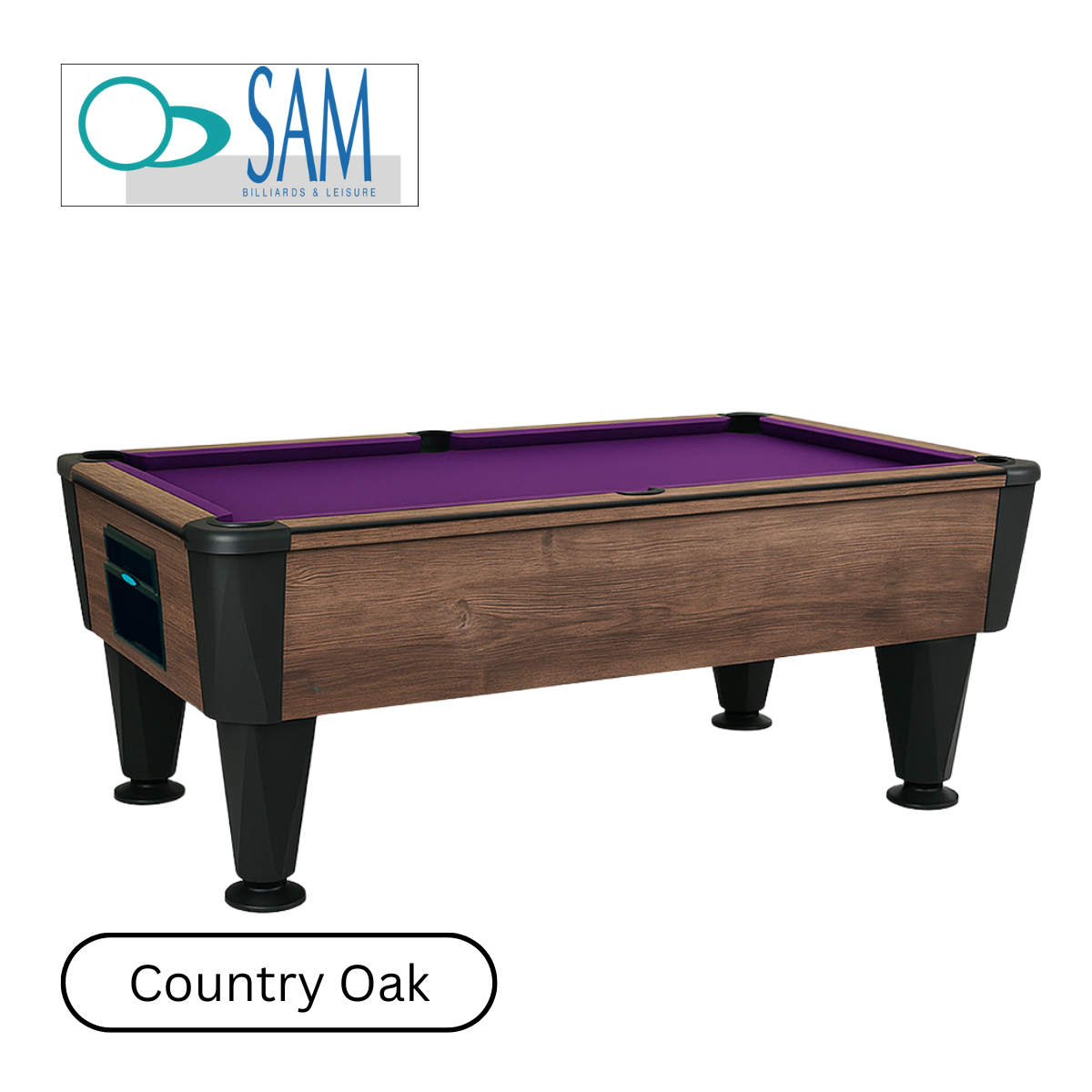 SAM Atlantic Champion English Pool Table Black Label Edition 6ft & 7ft