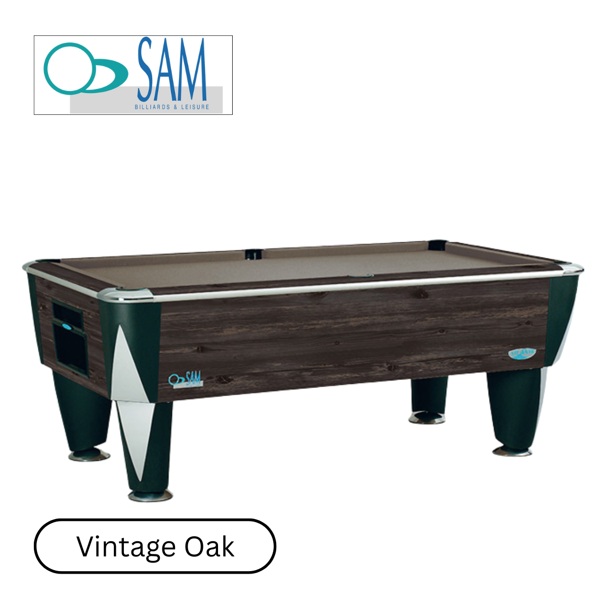 SAM Atlantic Champion English Pool Table Black Label Edition 6ft & 7ft