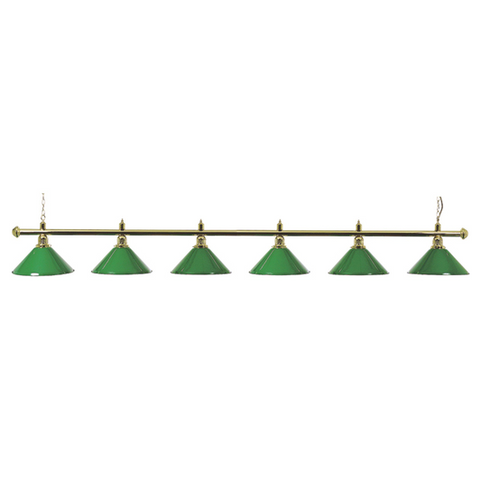 Snooker & Pool Table Lighting Six Shade Green