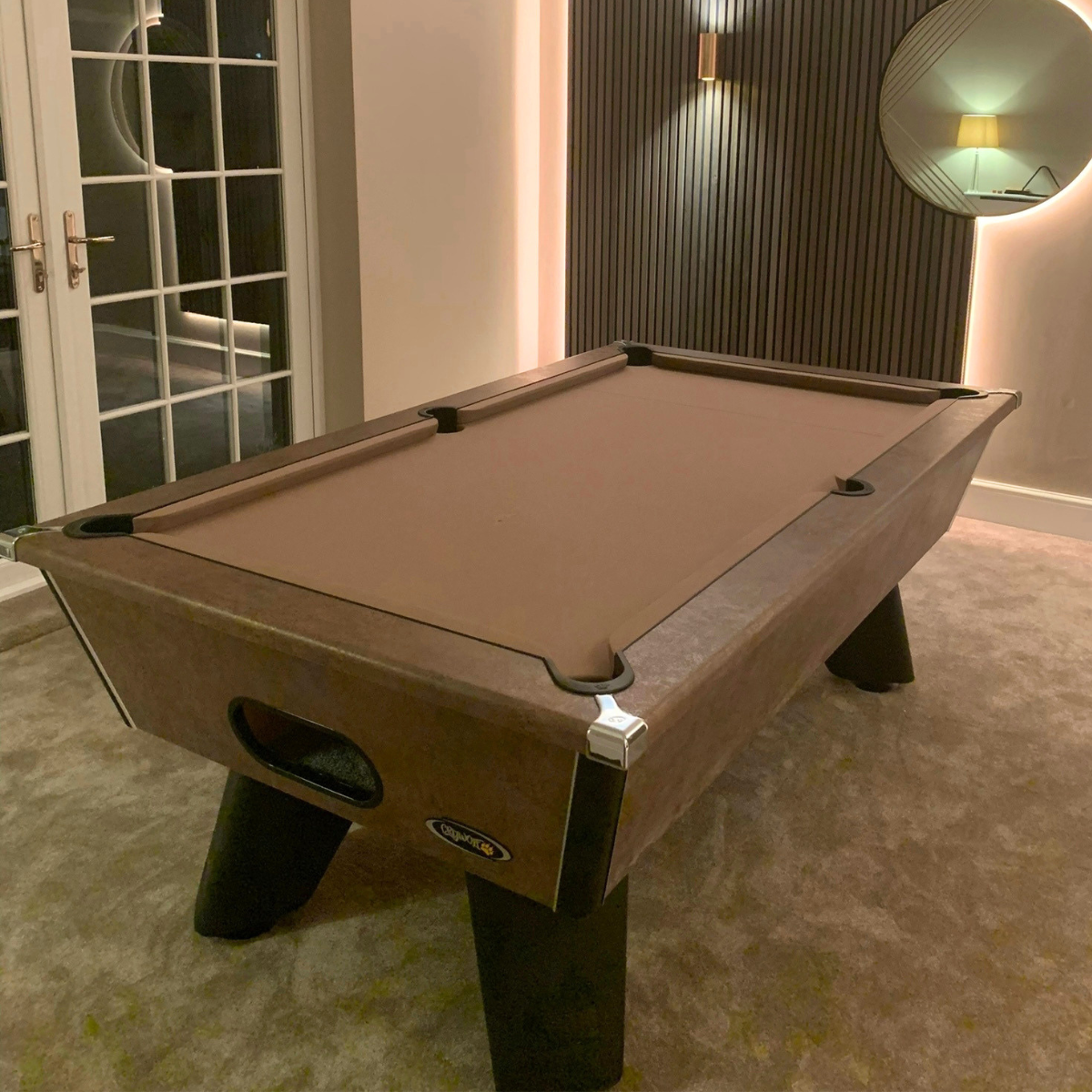 Cry Wolf English Pool Table Italian Bronze Tournament Edition 6ft Or 7ft