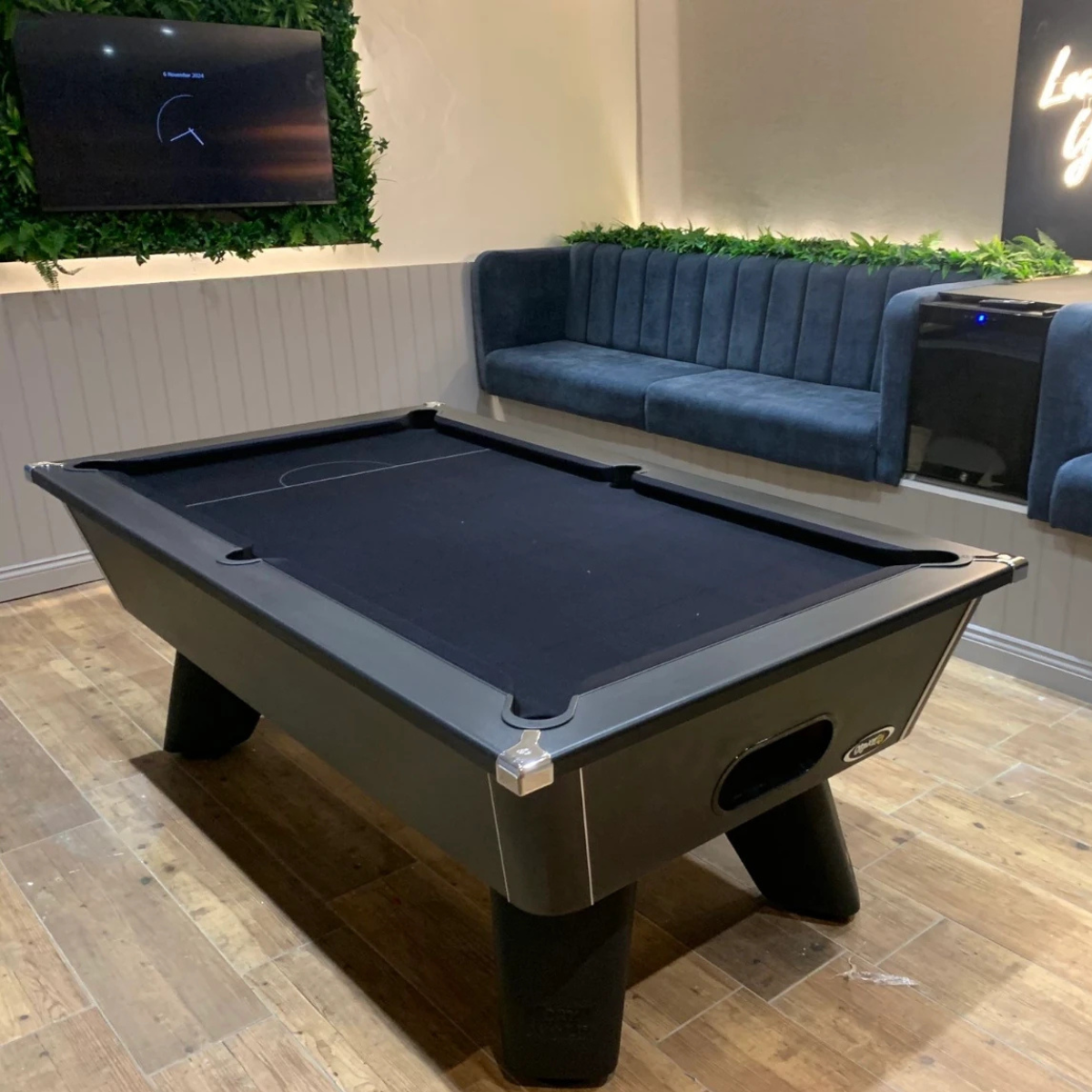 Cry Wolf English Pool Table Matt Black Tournament Edition 6ft Or 7ft