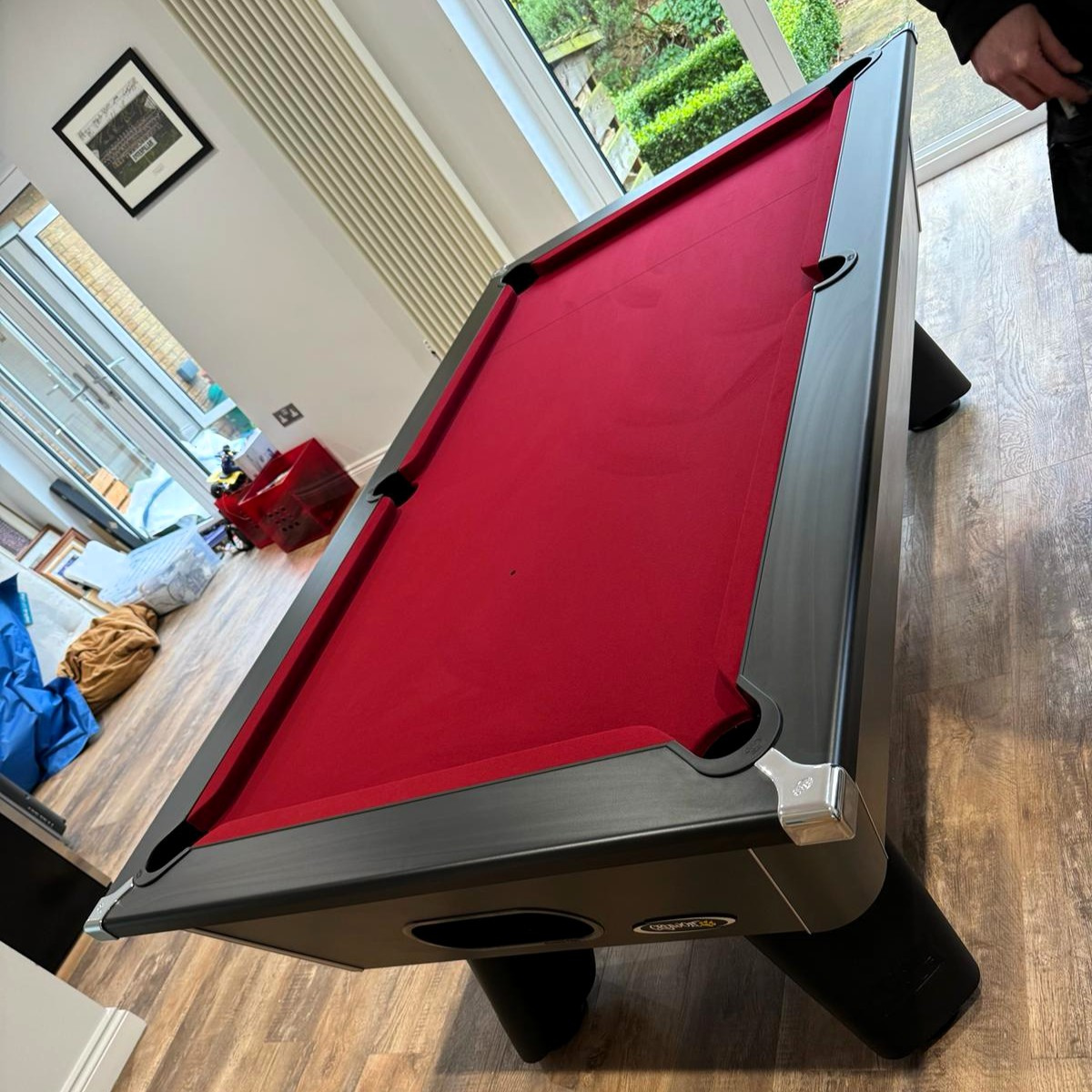 Cry Wolf English Pool Table Matt Black Tournament Edition 6ft Or 7ft