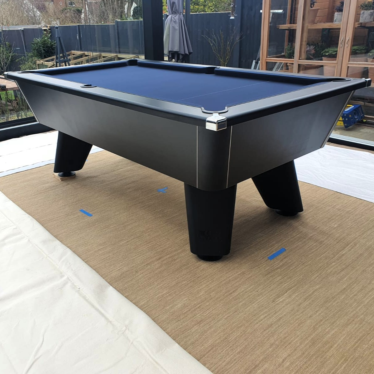 Cry Wolf English Pool Table Matt Black Tournament Edition 6ft Or 7ft