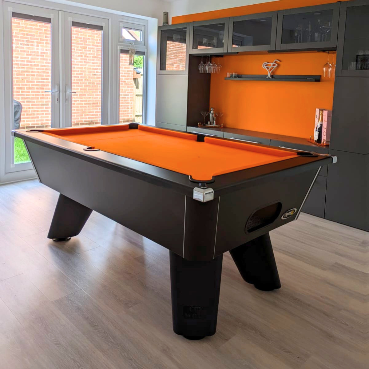 Cry Wolf English Pool Table Matt Black Tournament Edition 6ft Or 7ft