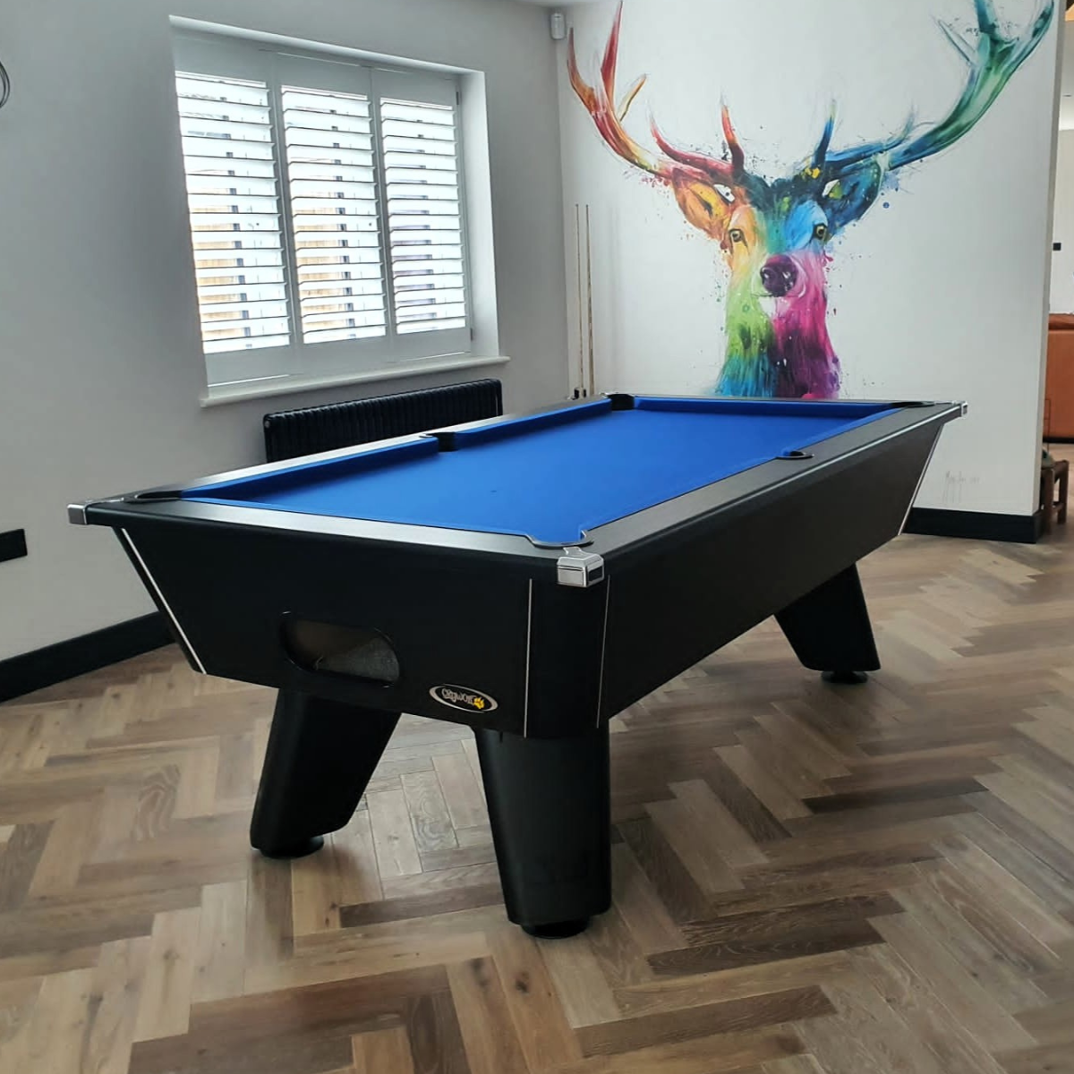 Cry Wolf English Pool Table Matt Black Tournament Edition 6ft Or 7ft