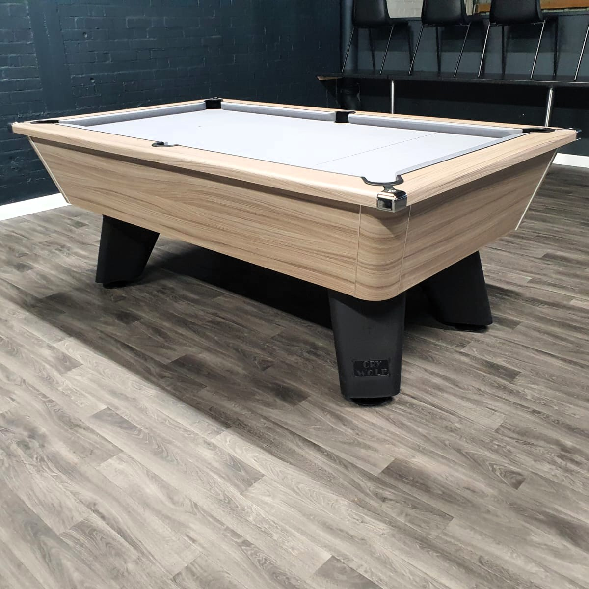 Cry Wolf English Pool Table Driftwood Tournament Edition 6ft Or 7ft