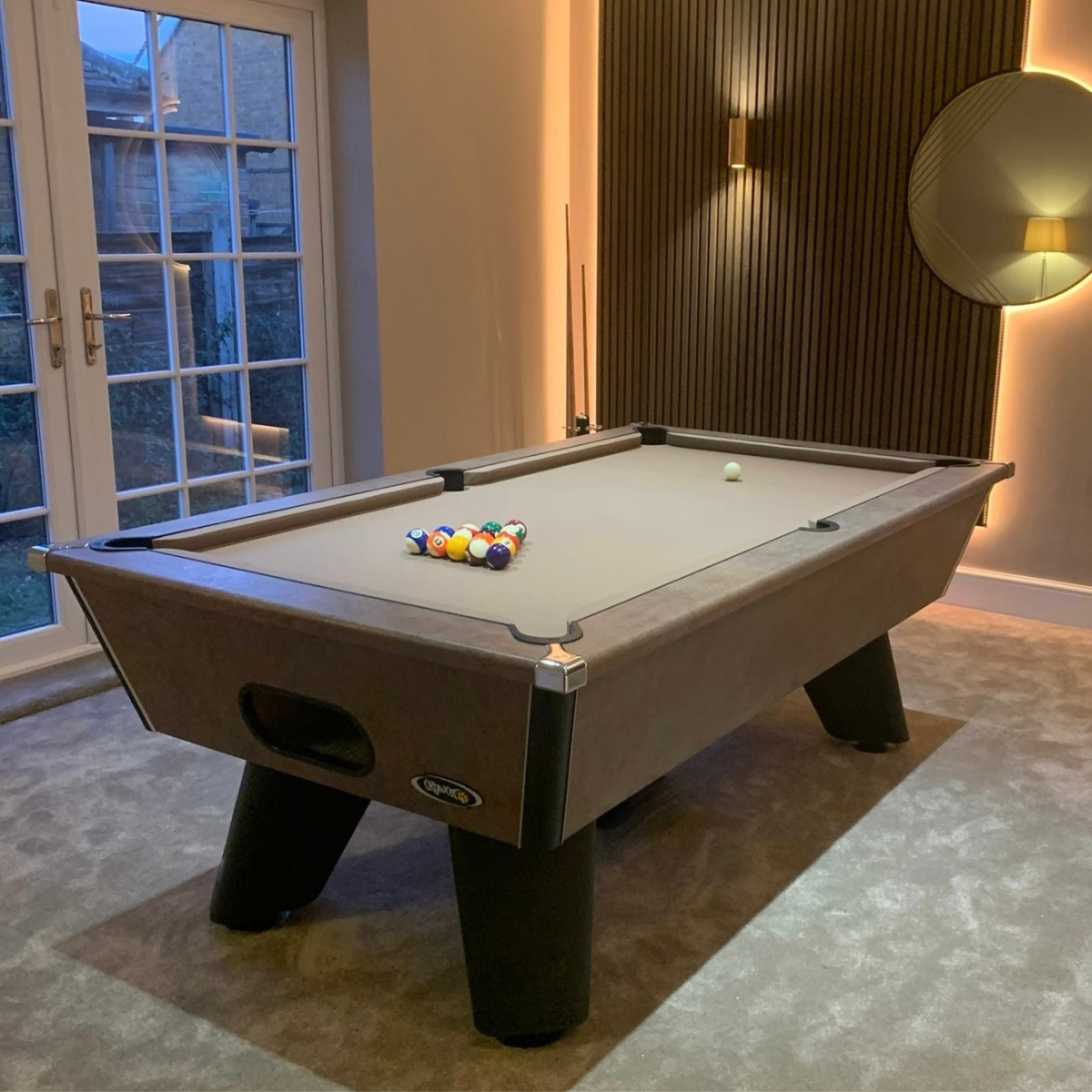 Cry Wolf English Pool Table Italian Bronze Tournament Edition 6ft Or 7ft
