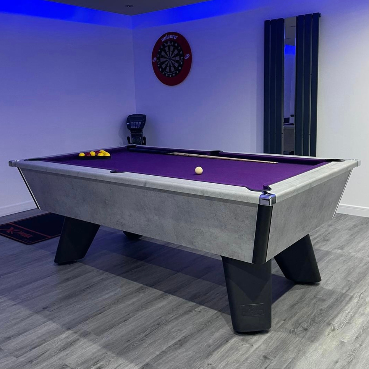 Cry Wolf English Pool Table Urban Grey Tournament Edition 6ft Or 7ft