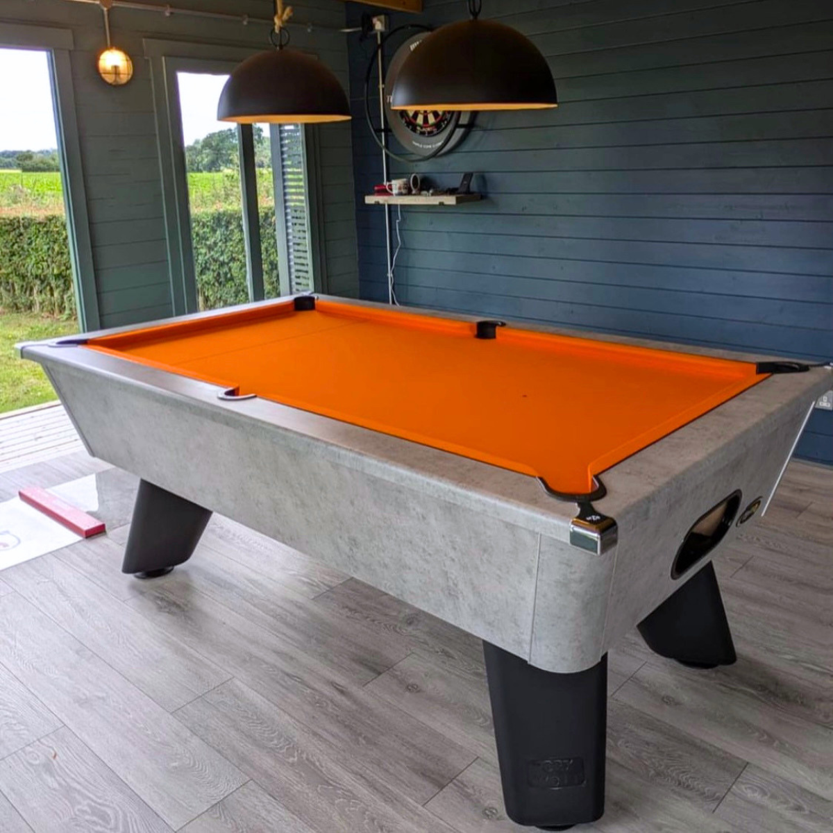 Cry Wolf English Pool Table Urban Grey Tournament Edition 6ft Or 7ft