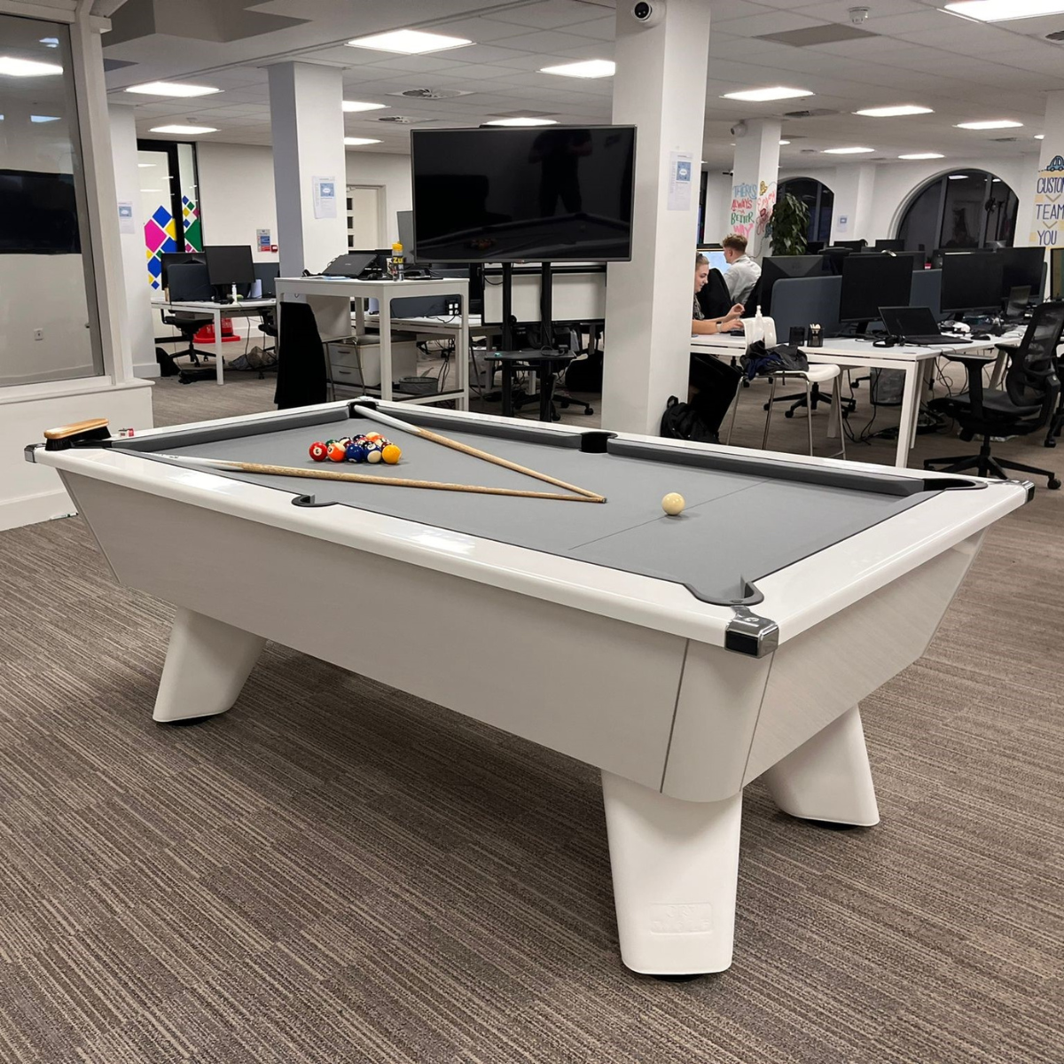 Cry Wolf English Pool Table White Tournament Edition 6ft Or 7ft