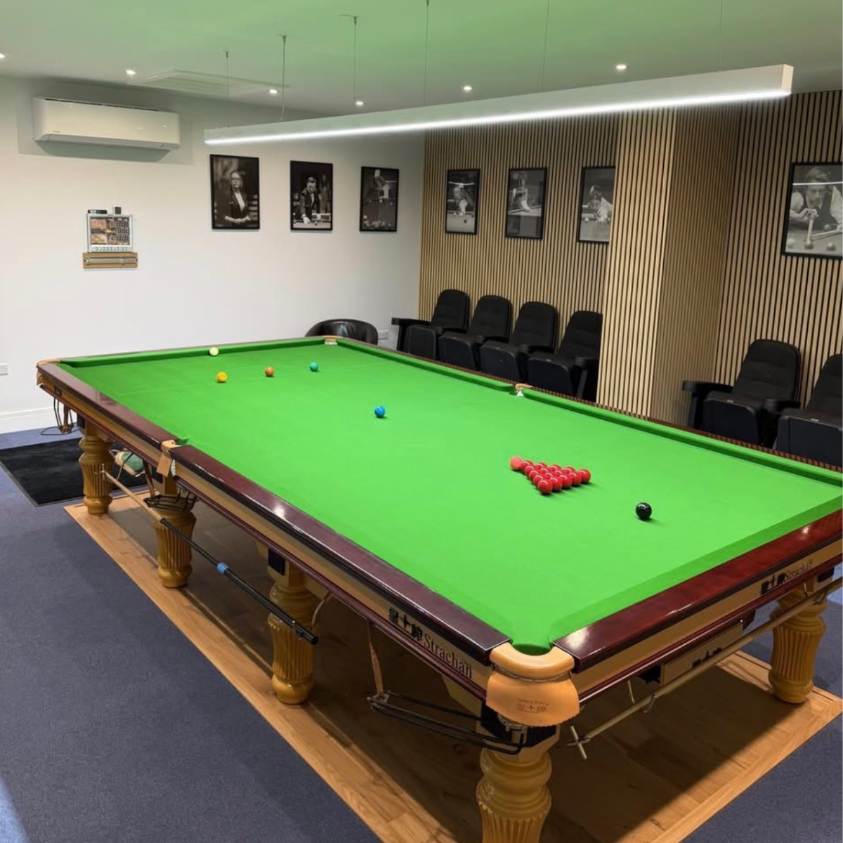 Snooker Table Light LED Ultra Slim Beam 360 Black | White 12ft