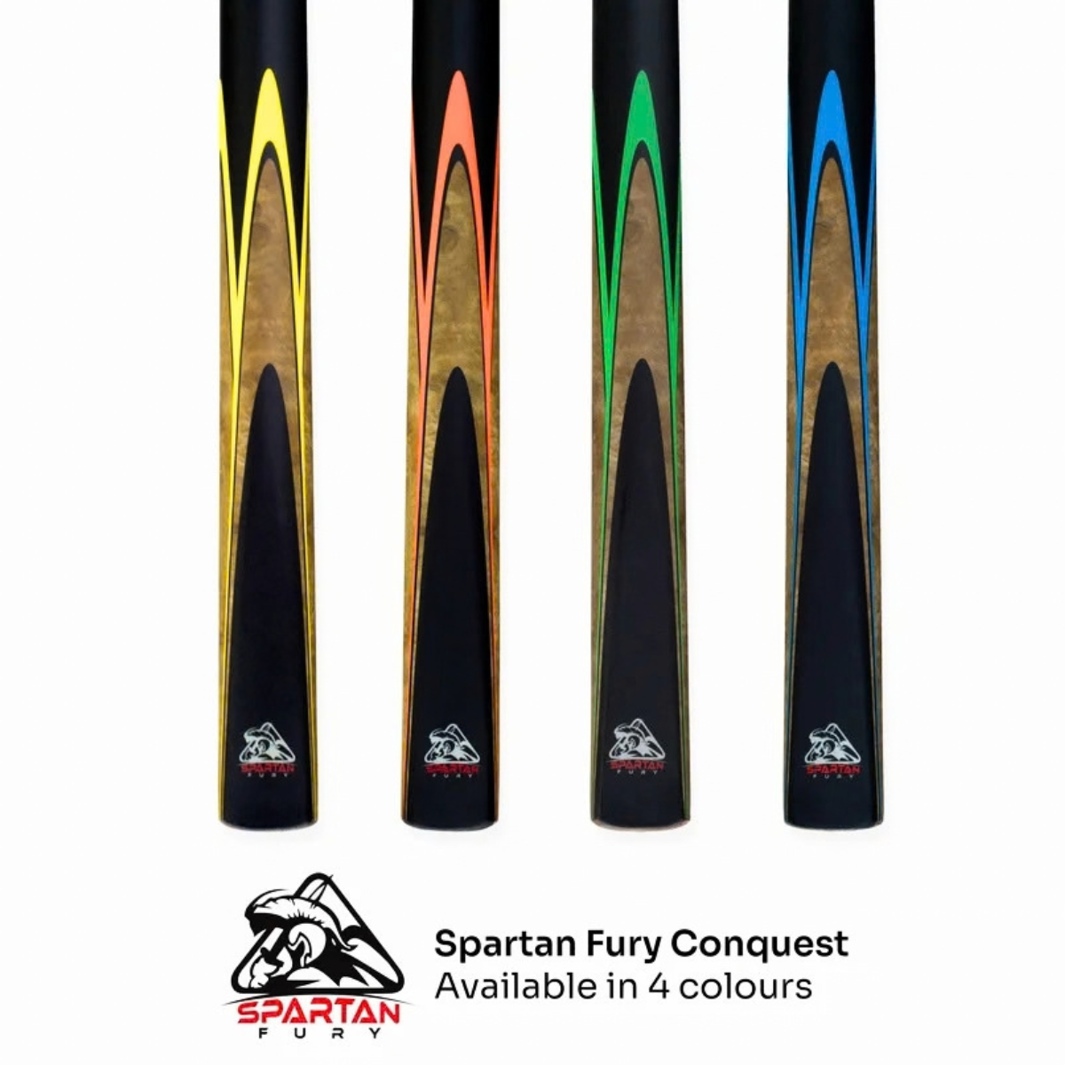 Spartan Fury Snooker & Pool Cue 3/4 Jointed Vanquish 57" 145cm