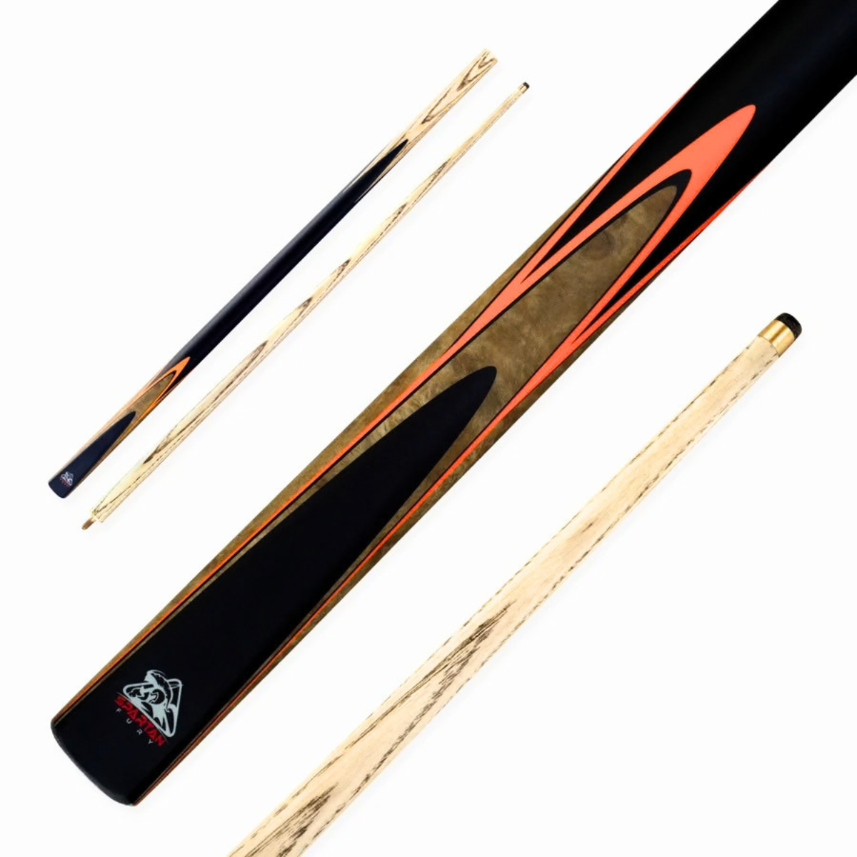 Spartan Fury Snooker & Pool Cue 3/4 Jointed Vanquish 57" 145cm