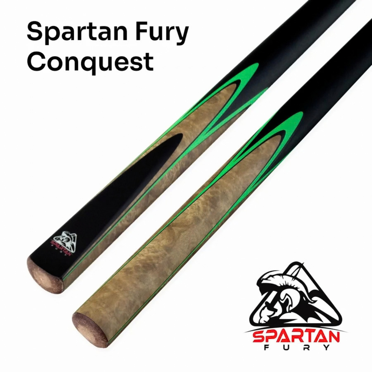 Spartan Fury Snooker & Pool Cue 3/4 Jointed Vanquish 57" 145cm