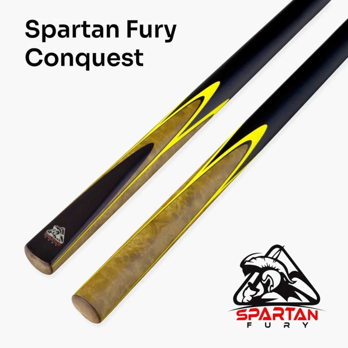 Spartan Fury Snooker & Pool Cue 3/4 Jointed Vanquish 57" 145cm